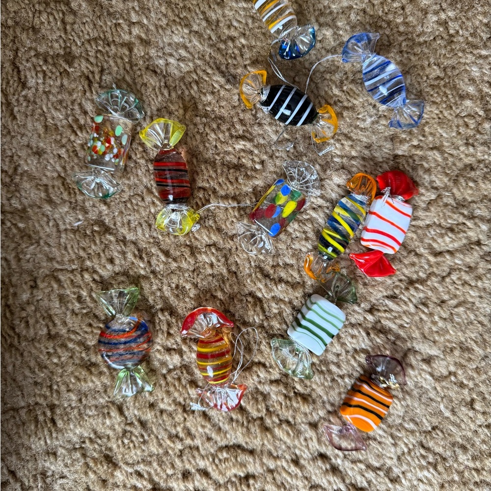 Colorful Glass Candy Decor